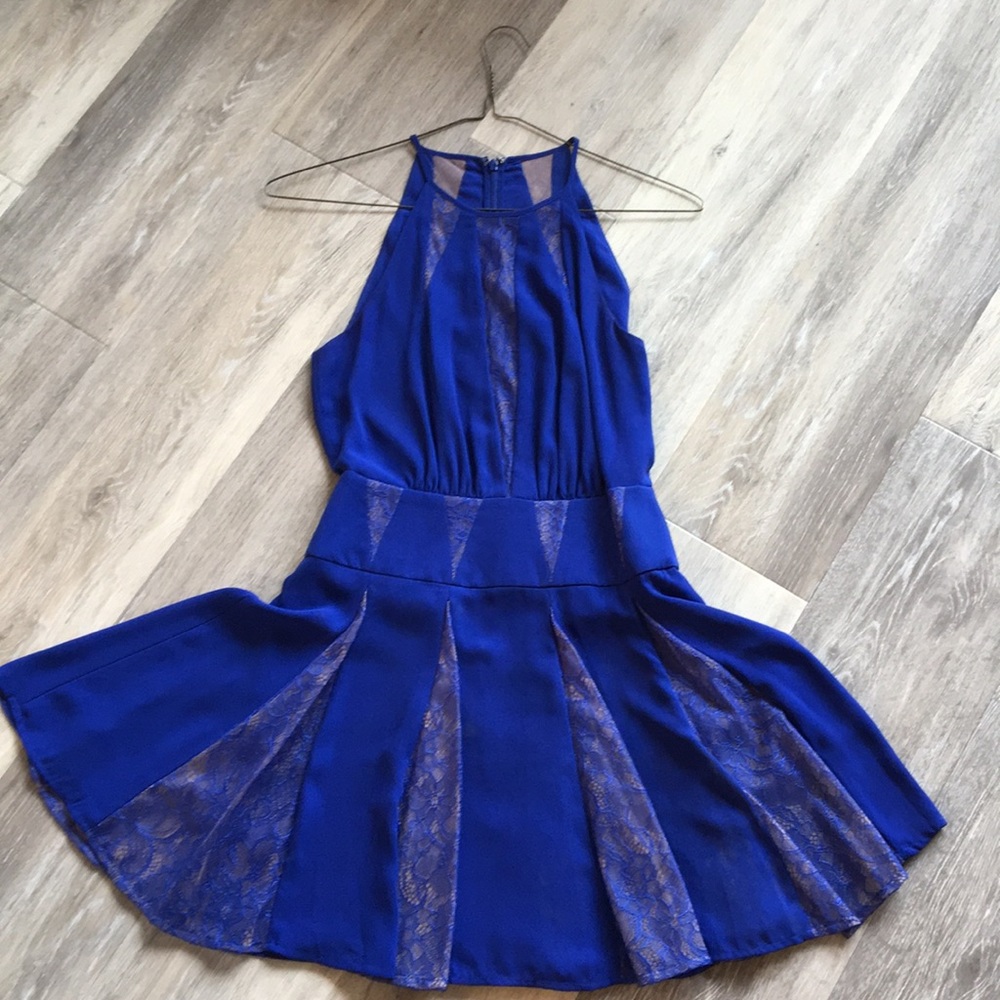 Blue BCBG cocktail dress